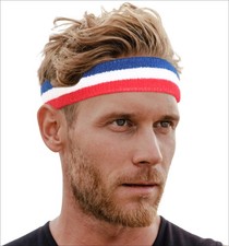 Tough Headwear Terry Cloth Headband - Sweat-Wicking Running Head Band - Baske...