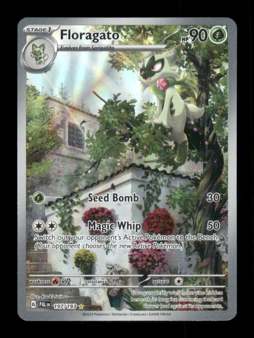 Floragato Illustration Rare Holo SV02: Paldea Evolved 197/193 LP