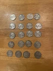 20 Walking Liberty Silver Half Dollars