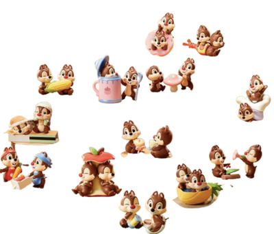 Disney Popmart Chip 'N' Dale Fun-loving Brothers Series Figures