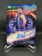 2025-26 Topps Midnight - Stroke of Midnight Autographs Ajay Mitchell #SM-AM (AU)
