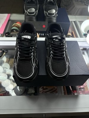 Dior B39 Black Shoes Men's Size 8 EU 41 Low Top