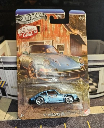 Hot Wheels Silver Series '71 Porsche 911 4/5 Vintage Club