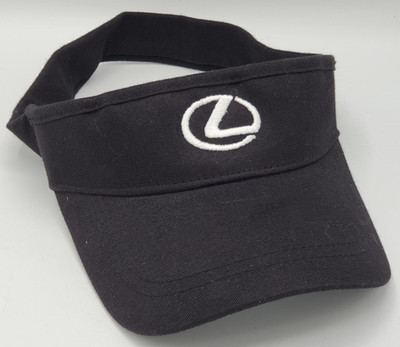 Lexus Logo Visor Hat - Black - L/XL - Unifit by Fahrenheit