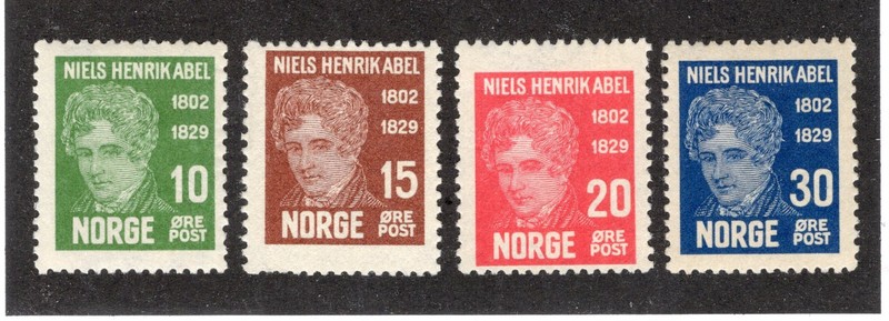 Norway - Sc# 145 - 148 MNH        /       Lot 0626178