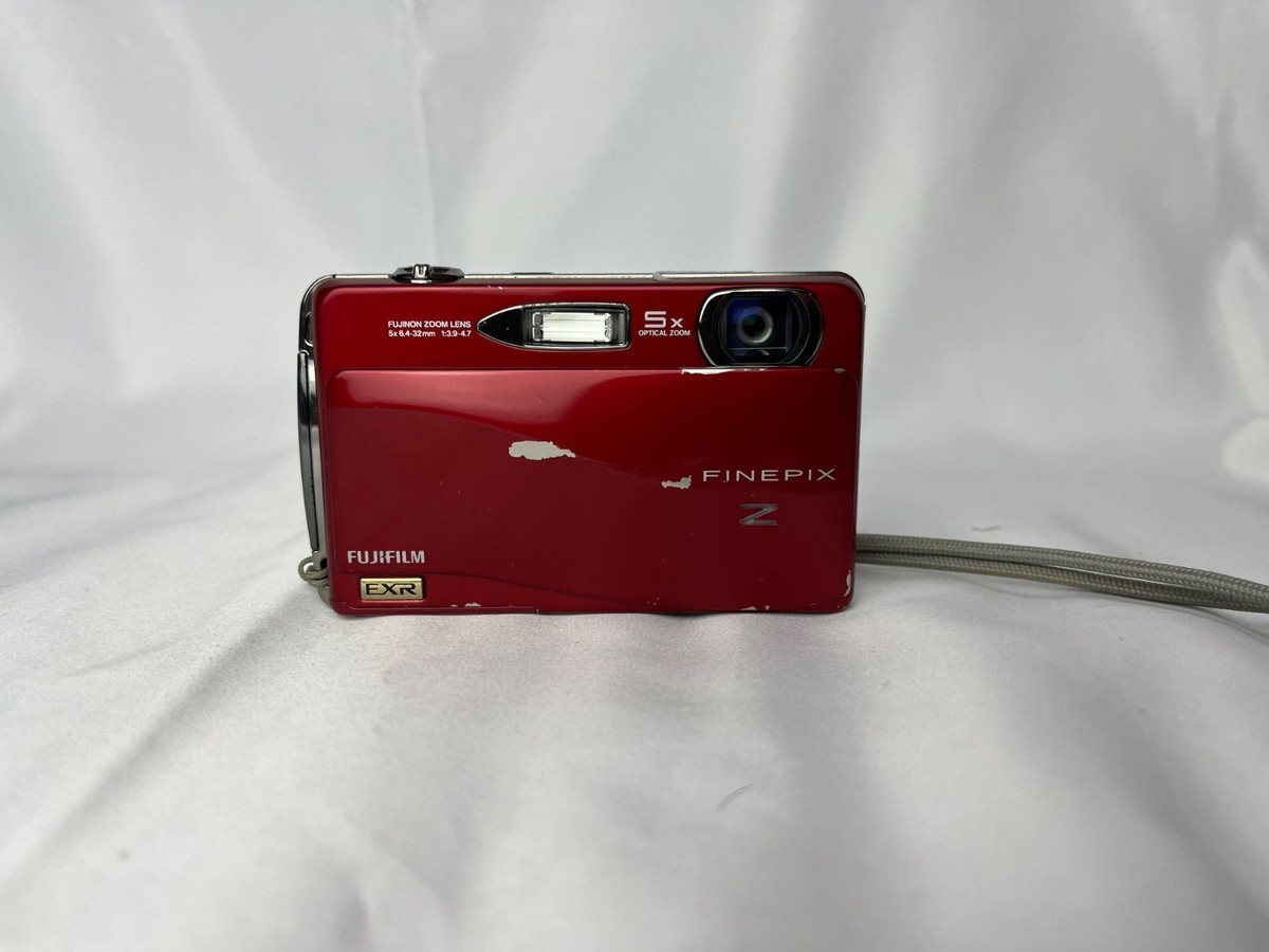 Fujifilm FinePix Z レッド コンパクトデジタルカメラ Fujifilm FinePix Z Red Compact Digital Camera Tested Good