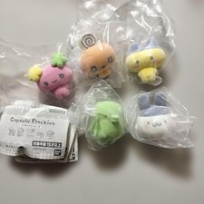 Bandai Tamagotchi Capsule Flockies Complete Set 5 Toys Unused Japan