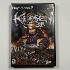Kessen PlayStation 2 PS2 2000 Black Label Missing Manual Disc Pristine