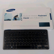 NIB Samsung Compact Wireless Bluetooth Keyboard Notebook Accessory AA-SK2NWBB/US