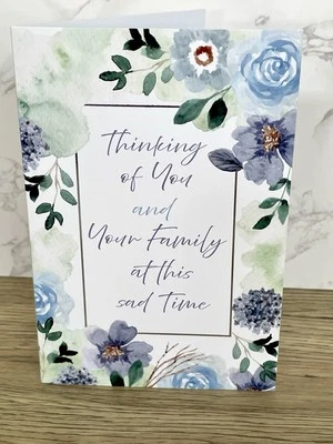 CBC THinking of You and Your Family Sympathy Card Religious Catholic / Christian