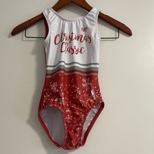 Gymnastics Leotard KB Size 8/9 44th Annual Christmas Classic