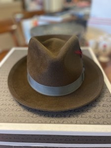 ?️ STETSON 150th Anniversary Safari Hat ? sz XL EUC Chelan Suede Leather Safari Hat - Stetson Hats  main image 2