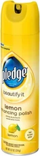 2 Pledge 9.7 Oz Beautify It Lemon Enhancing Shine & Protect Wood Polish Spray