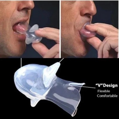 Anti Snoring Tongue Device Sleep Apnea Aid Stop Snore Sleeve Aone Silicone