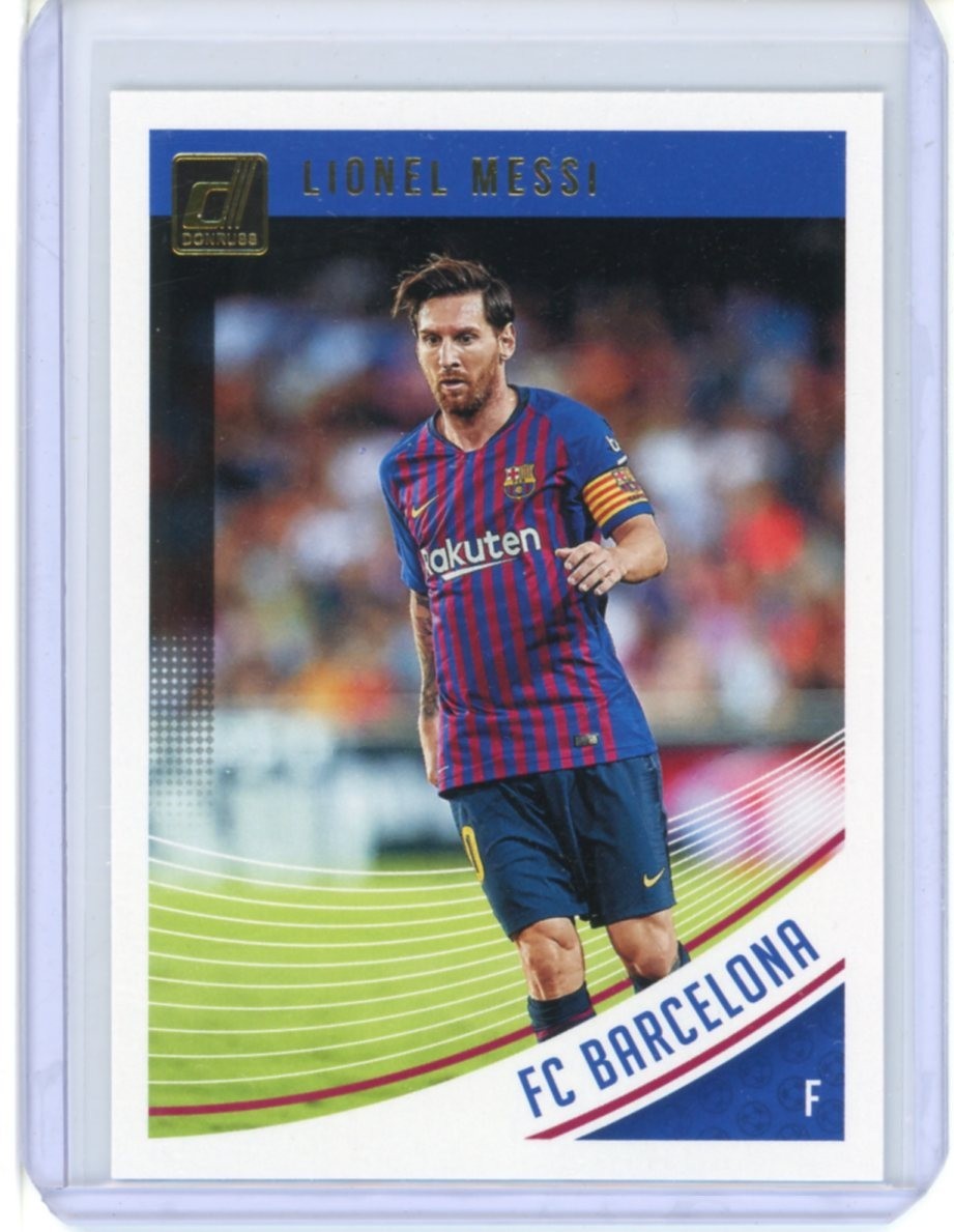 2018-19 PANINI DONRUSS SOCCER PAPER BASE LIONEL MESSI #1