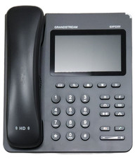  Lot of 2 Grandstream GXP2200 Office IP Phone - w/Handset  Cord NO stand 