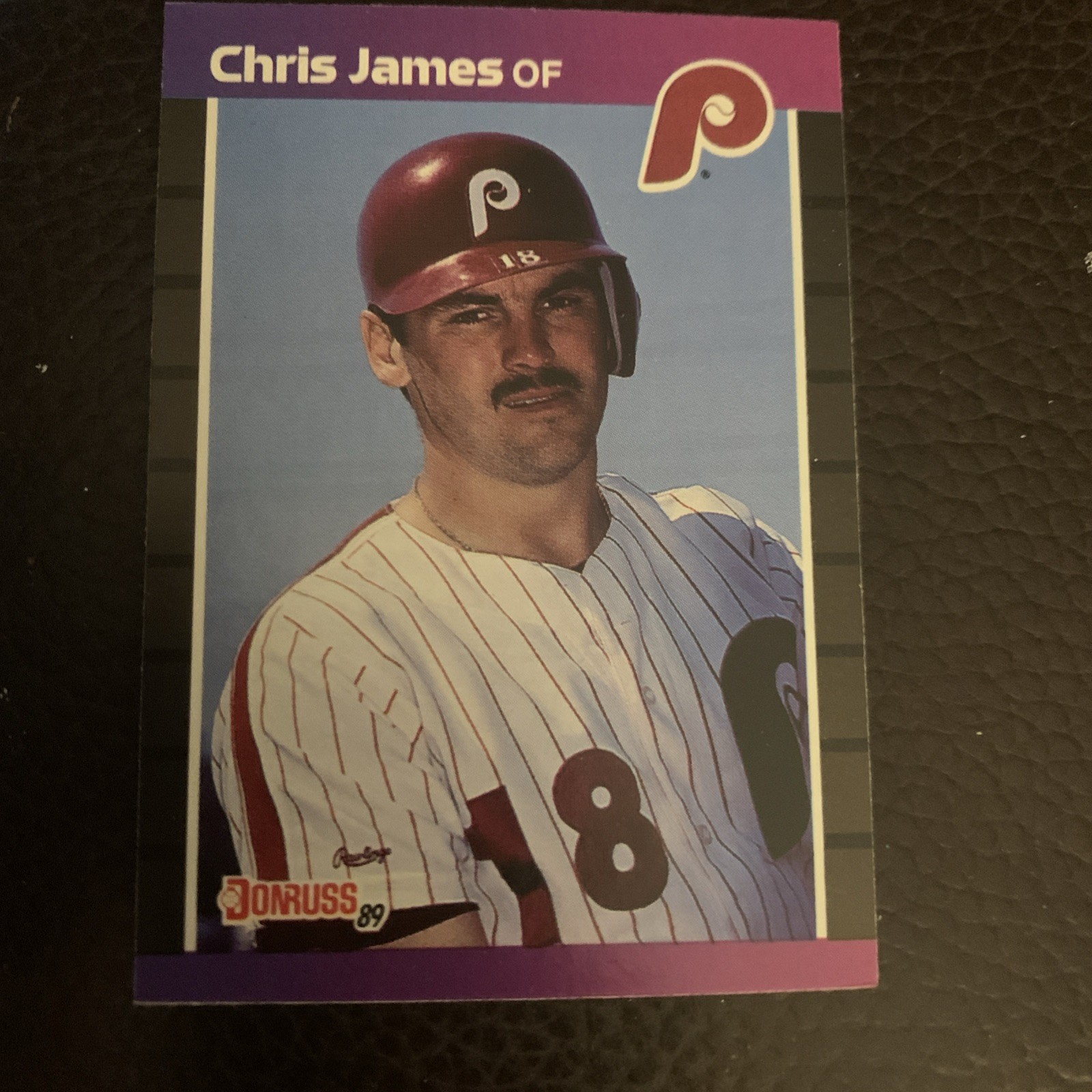1989 Donruss Chris James Philadelphia Phillies #312