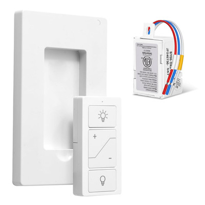 Wireless Dimmer Switch, Remote Light Switch and Receiver Kit, Support 2.4G&5G