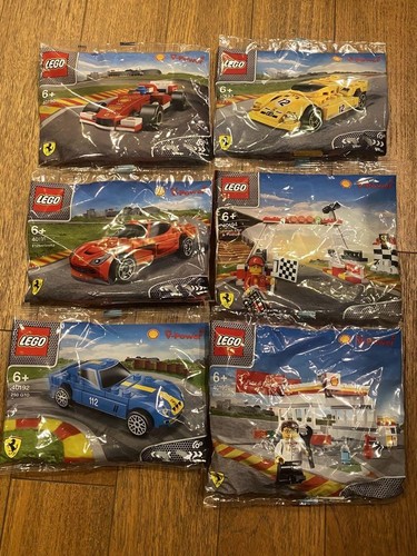 LEGO Ferrari x Showa Shell 6 Pieces Full Complete Not for sale Limited Edition - Picture 8 of 12