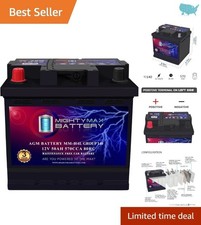 Mighty Max Mm-h4l Agm Car Battery 12v 50ah 570 Cca Group 140 - Reliable Start