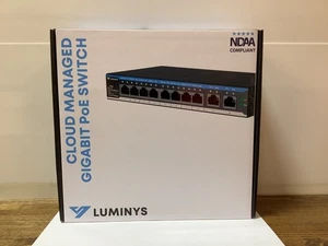 Luminaires SML-10GPA 8-Port PoE++ Commutateur Gigabit géré par Cloud