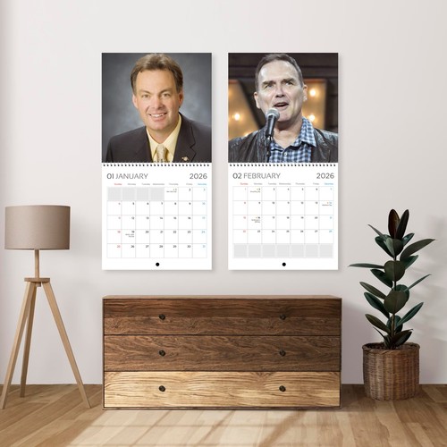 Norm Macdonald 2026 Wall Calendar 12-Month Celebrity Photo Calendar - Imagen 2 de 4