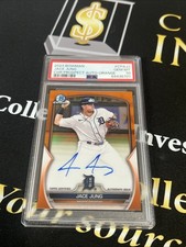 2023 Bowman Chrome Jace Jung Prospect Orange Refractor Auto #1/25 PSA 10 Tigers