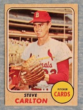 1968 Topps Steve Carlton #408 - St. Louis Cardinals (NM) (HOF)