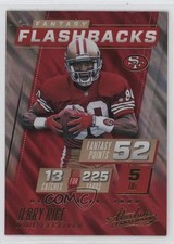 2017 Panini Absolute Fantasy Flashbacks Retail Jerry Rice #2 HOF 1m5u