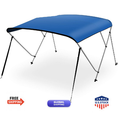 Serenelife Waterproof Boat Bimini Top Cover-54-60W 3 Bow Bimini Top Canvas Sun