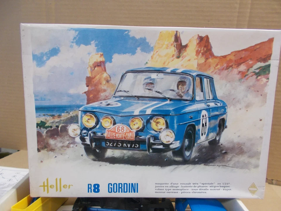HELLER Renault R8 Gordini - échelle 1/24 - HELLER L760 à finir de monter - Photo 2/4