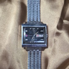 Rado Men Wristwatch Manhattan Silver Square Silver Automatic Works
