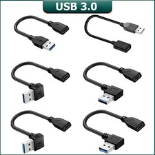 USB 3.0 A Male to USB C Female 20cm Data Charging Extension Cable for Laptop PC