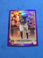 2022 Mike Brosseau Topps Chrome Update #USC4 Purple Refractor 