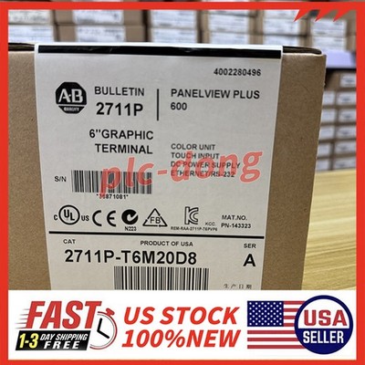 Allen Bradley 2711P-T6M20D8/A PanelView Plus 600   Brand New Factory Sealed