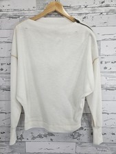 We The Free Womens Small Shoulder Zip Oversized Sweatshirt
