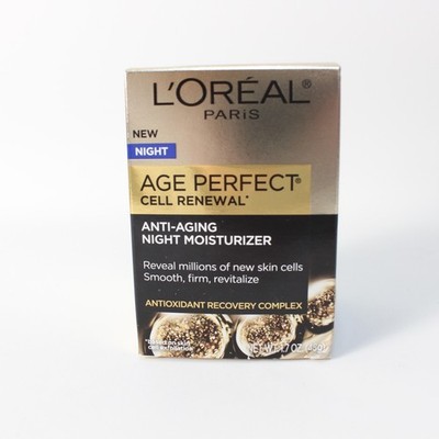 L'Oreal Paris Age Perfect Cell Renewal Anti-Aging Night Moisturizer 1.7 oz 48g