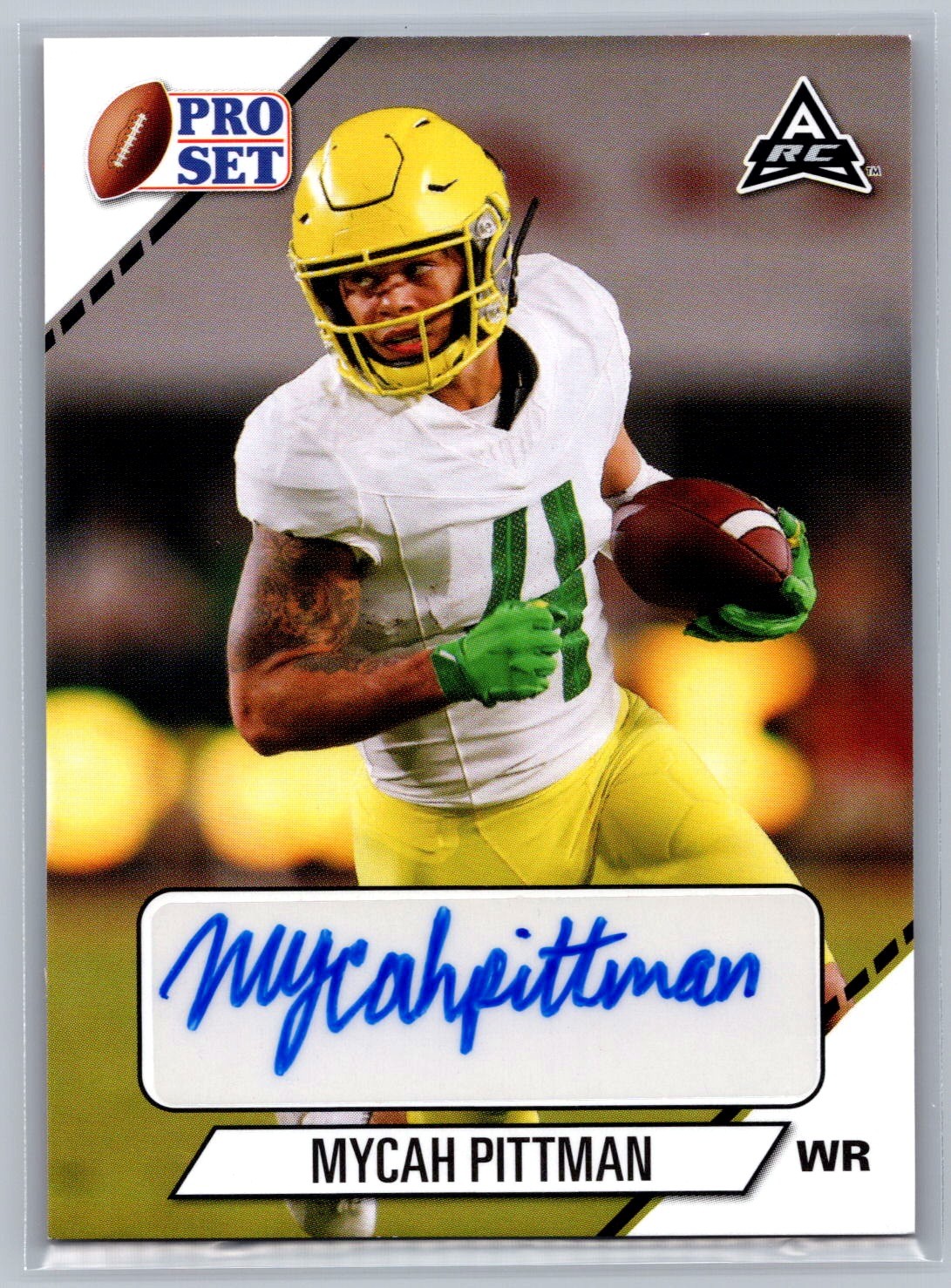 Mycah Pittman 2021 Leaf Pro Set Rookie Autograph (b) #PS-MP1