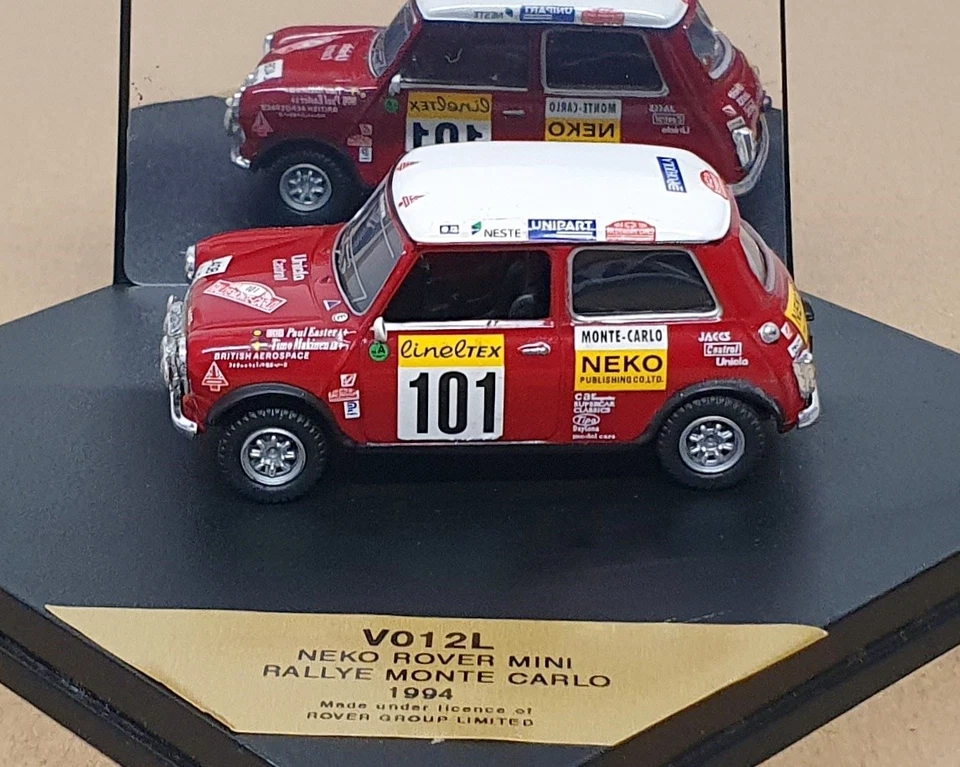 Vitesse 1/43 Scale V012L - Neko Rover Mini #101 Monte Carlo Rally 1994 - Image 3 of 4