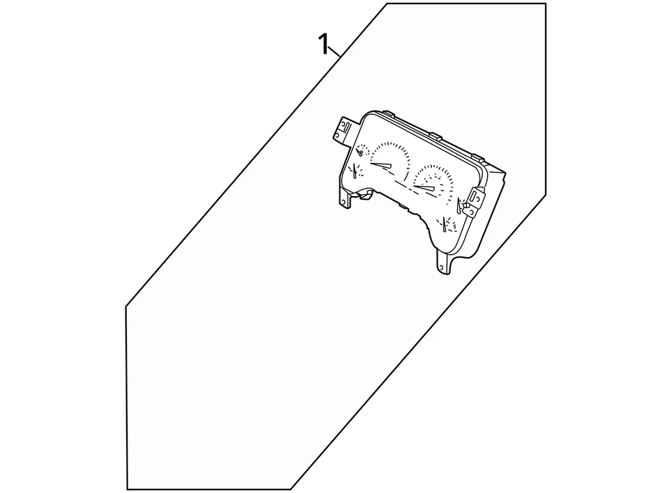 Speedometer Cluster LHD MPH Fits 01-02 WRANGLER 1109165 Foto 4 de 4