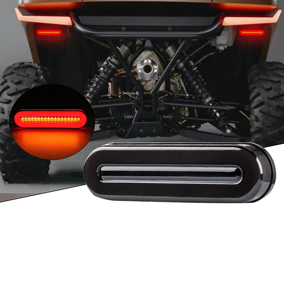 24V Truck Side Light 62LED Truck 2-Color Light Brake Lamp Turn Signal RED+Yellow - Image 2 of 4