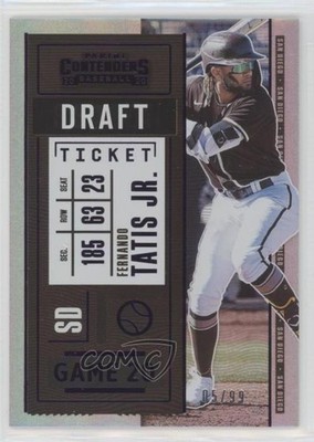 2020 Panini Contenders Draft Ticket Purple /99 Fernando Tatis Jr #49 o7m
