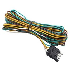 25 Foot 4 Wire 4-flat Trailer Light Wiring 25 Foot 4 Wire 4-flat Trailer Plug 25 Foot 4 Wire 4-flat Trailer Light Wiring 25 Foot 4 Wire 4-flat Trailer Plug