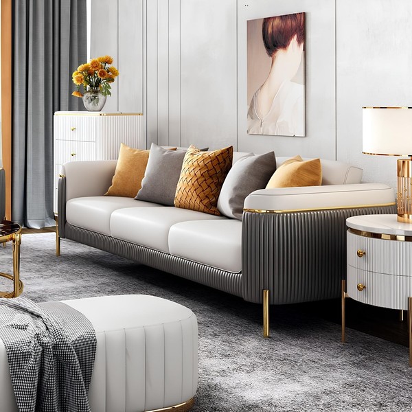 Sofagarnitur 321 Sitzer Set Design Sofa Polster Couchen Couch Modern Tisch Neu-image