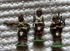 3 Vintage Scottish Hand Painted Soldiers Metal  54mm EUC Maker/Artist Unknown — photo 5