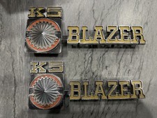 Nos New Old Stock Oem K5 Blazer Fender Emblems 1976-80 349697 Chevy K5 Blazer Nos New Old Stock Oem K5 Blazer Fender Emblems 1976-80 349697 Chevy K5 Blazer