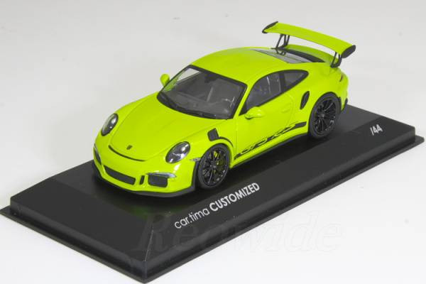 ミニカー MINICHAMPS Porsche 911 (991) GT3 RS 1/43 Mini Champs 1/43 Porsche 911 991 Gt3 Rs Light Green / Black