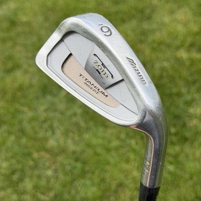 Mizuno T Zoid Titanium Insert T3 Oversize Single 6 Iron Graphite Shaft RH Club