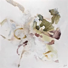 Renwil OL2001 Topanga Off-White/Multiple Canvas Art