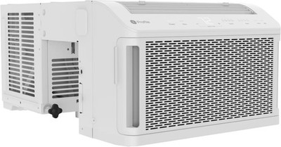 GE Profile - ClearView 350 Sq. Ft. 8,300 BTU Smart Ultra Quiet Window Air Con...